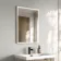 Esme Matt Black Illuminated LED Recessed Mirror Cabinet 700x500mm