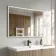 Esme Matt Black Illuminated LED Recessed Mirror Cabinet 700x1000mm