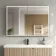 Esme Matt Black Illuminated LED Recessed Mirror Cabinet 700x1000mm
