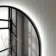 Ada Pill Black Framed Backlit Illuminated LED Mirror 900x500mm
