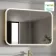 Willow Brushed Brass Illuminated LED Mirror Cabinet 700x1000mm