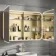 Willow Brushed Brass Illuminated LED Mirror Cabinet 700x1000mm