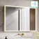 Margot Brushed Brass Illuminated LED Mirror Cabinet With BLUETOOTH Speaker & USB Port 700x1000mm