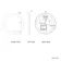 Joyce Round Illuminated RGB LED Mirror 600mm