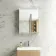 Felicity Gloss White LED Mirror Cabinet 600x450mm