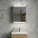 Felicity Gloss White LED Mirror Cabinet 600x450mm
