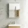 Felicity Gloss White LED Mirror Cabinet 700x500mm