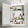 Felicity Gloss White LED Mirror Cabinet 700x500mm