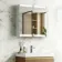 Felicity Gloss White LED Mirror Cabinet 600x600mm