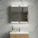 Felicity Gloss White LED Mirror Cabinet 600x600mm