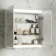 Felicity Gloss White LED Mirror Cabinet 600x600mm