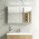 Felicity Gloss White LED Mirror Cabinet 600x800mm