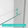 Felicity Battery Powered Gloss White LED Mirror Cabinet 600x450mm