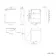 Felicity Battery Powered Gloss White LED Mirror Cabinet 700x500mm