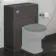 Monaco Graphite Grey Back To Wall Toilet Unit 600mm