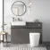 Foster Tungsten Grey Back To Wall Toilet Unit 600mm