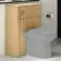 Sicily Fluted Country Oak 600 Toilet Unit