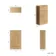 Havana Country Oak 500 Toilet Unit
