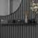 Trepanel Customise® Black Shelf 759mm Inc Brass Twist-Lock System