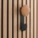 Trepanel Customise® Wooden Hanger Natural Vertical Metal Hook