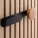 Trepanel Customise® Wooden Hanger Natural Horizontal Metal Hook