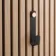 Trepanel Customise® Black Vertical Metal Hook with Brass Screw