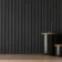 Trepanel Flex® Noir Black Flexible Acoustic Wood Panels 1200x600