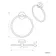 Sofia Chrome Towel Ring