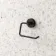 Sofia Matt Black Toilet Roll Holder