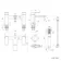 Lune Brushed Brass Basin & Shower Bath Mixer Tap Set
