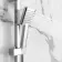 Galway Premium Chrome Square Thermostatic Bath Filler Shower Set - 200mm Head & Slider Shower