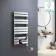 Santorini Electric Chrome Flat Panel Heated Towel Rail 1000x450mm
