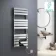 Santorini Electric Chrome Flat Panel Heated Towel Rail 1200x450mm