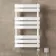 Santorini Electric White Flat Panel Heated Towel Rail 800x450mm