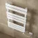 Santorini Electric White Flat Panel Heated Towel Rail 800x450mm