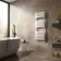 Santorini Electric White Flat Panel Heated Towel Rail 1200x450mm