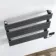 Santorini Electric Anthracite Flat Panel Heated Towel Rail 800x600mm