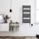 Santorini Electric Anthracite Flat Panel Heated Towel Rail 1000x450mm
