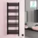 Valetta Electric Matt Black Square Heated Towel Rail 1600x600mm