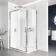 Hamburg Easy Clean 8mm Sliding Shower Enclosure 1200x800mm - Easy Fix Feature