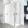 Hamburg Easy Clean 8mm Sliding Shower Enclosure 1400x800mm - Easy Fix Feature