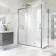 Hamburg Easy Clean 8mm Sliding Shower Enclosure 1400x900mm - Easy Fix Feature
