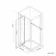 London Brushed Brass 6mm Pivot Shower Enclosure 900x900mm