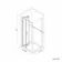 London Brushed Brass 6mm Bifold Shower Enclosure 900x760mm