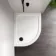London Offset Quadrant Stone Shower Tray 1000x800mm - Left Handed & Riser Kit