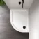London Offset Quadrant Stone Shower Tray 1000x800mm - Right Handed & Riser Kit