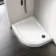 London Offset Quadrant Stone Shower Tray 1200x800mm - Right Handed & Riser Kit