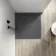 Tokyo Square Matt Grey Slate Texture Stone Shower Tray 800x800mm