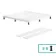 Cairo Square SMC Composite Shower Tray 900x900mm & Riser Kit