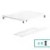 Cairo Rectangular SMC Composite Shower Tray 1000x700mm & Riser Kit